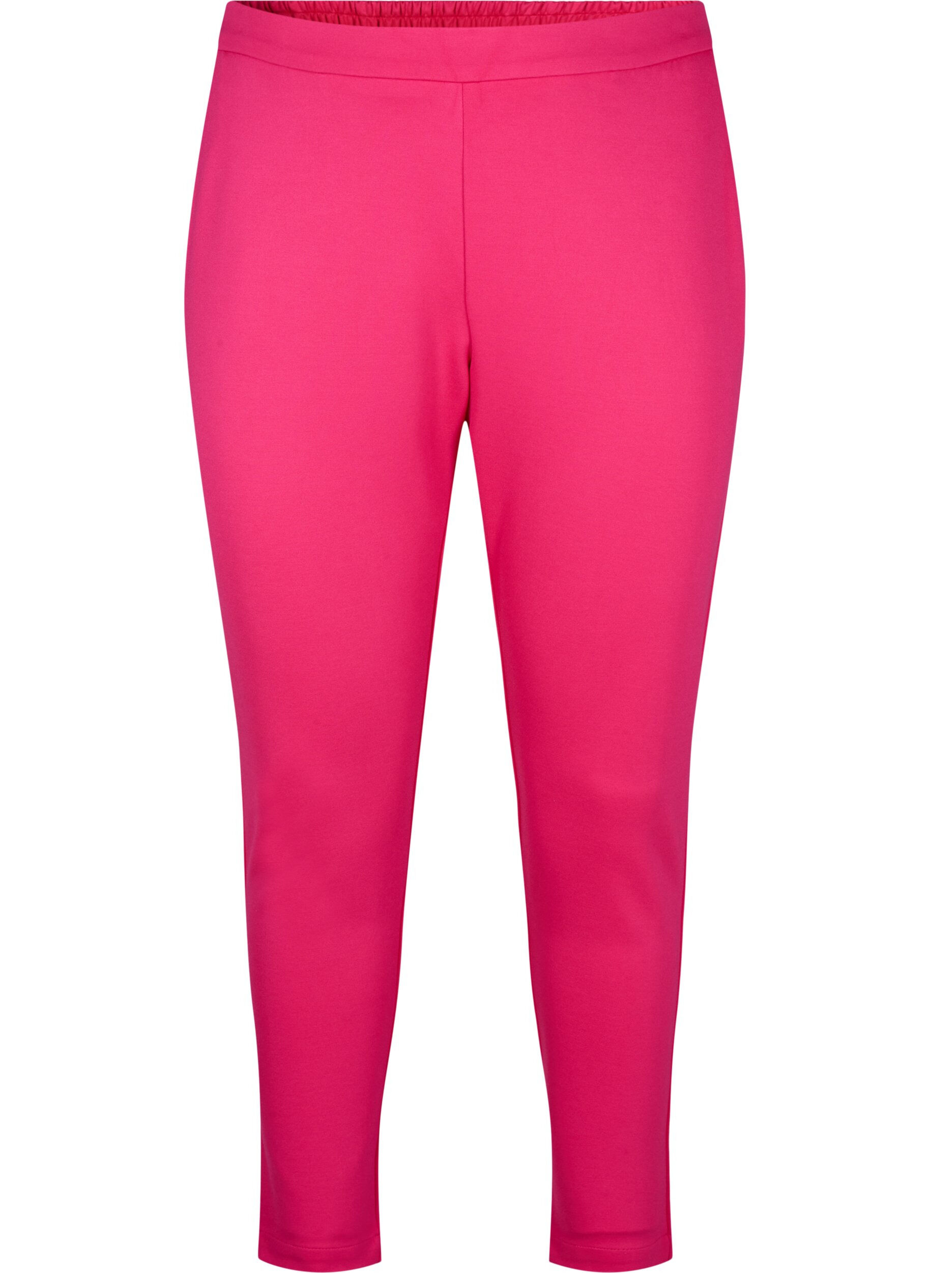 Zizzifashion Cropped trousers with pockets, Pink, Packshot image number 0