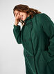 Short A-line coat, Trekking Green Mel., Model image number 2