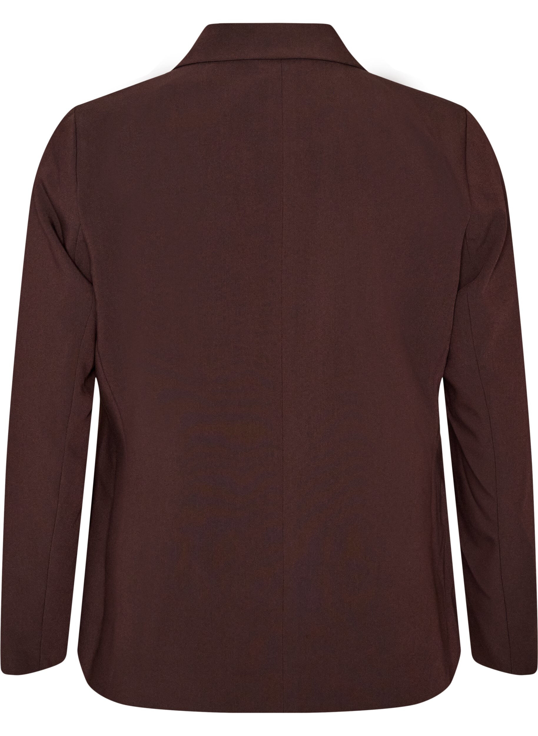 ZizzifashionClassic blazer with a single button closure, Brown, Packshot image number 1