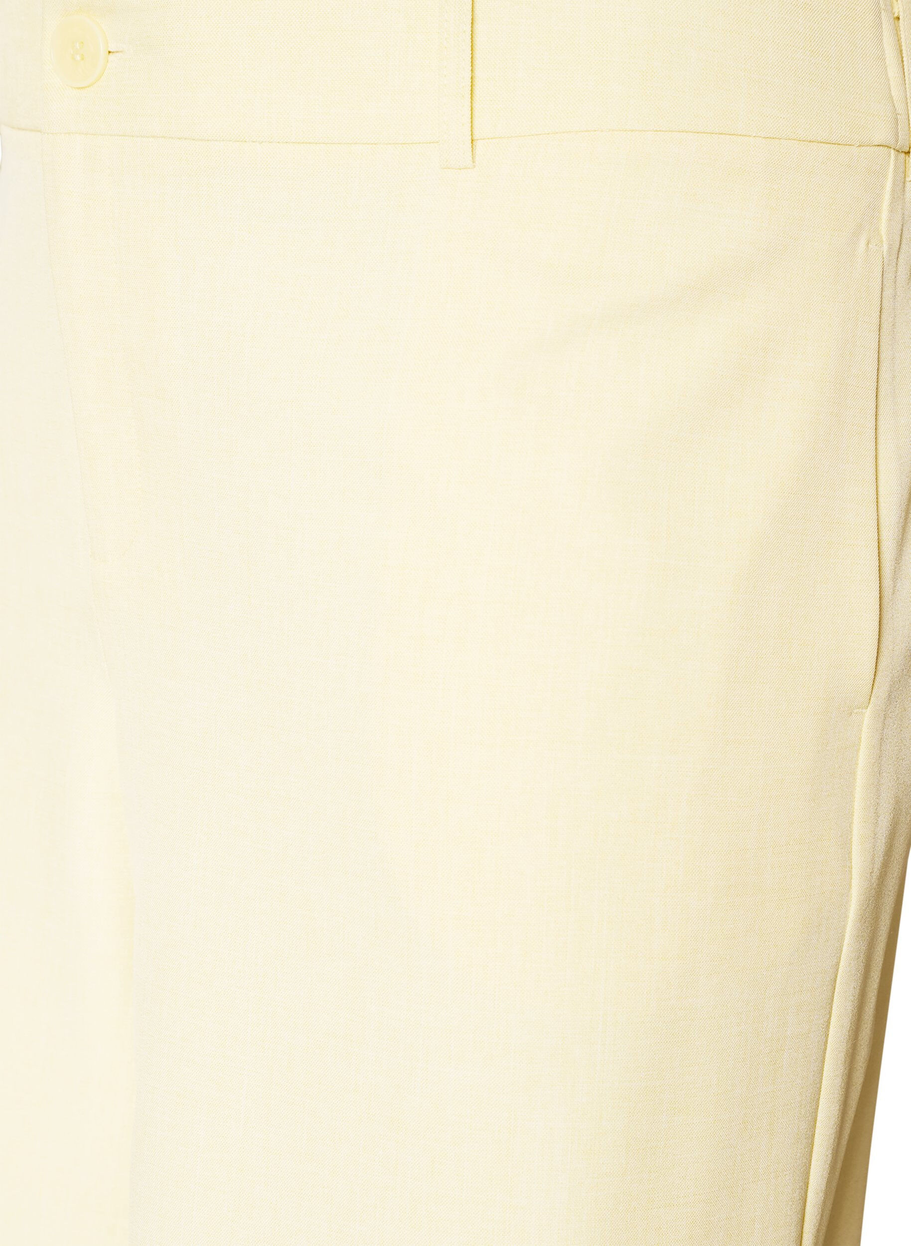 Zizzifashion Loose high-waisted Bermuda shorts, Yellow, Packshot image number 2