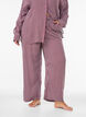 Nightshirt with stripes and hearts, Dark Bordeaux, Model image number 3