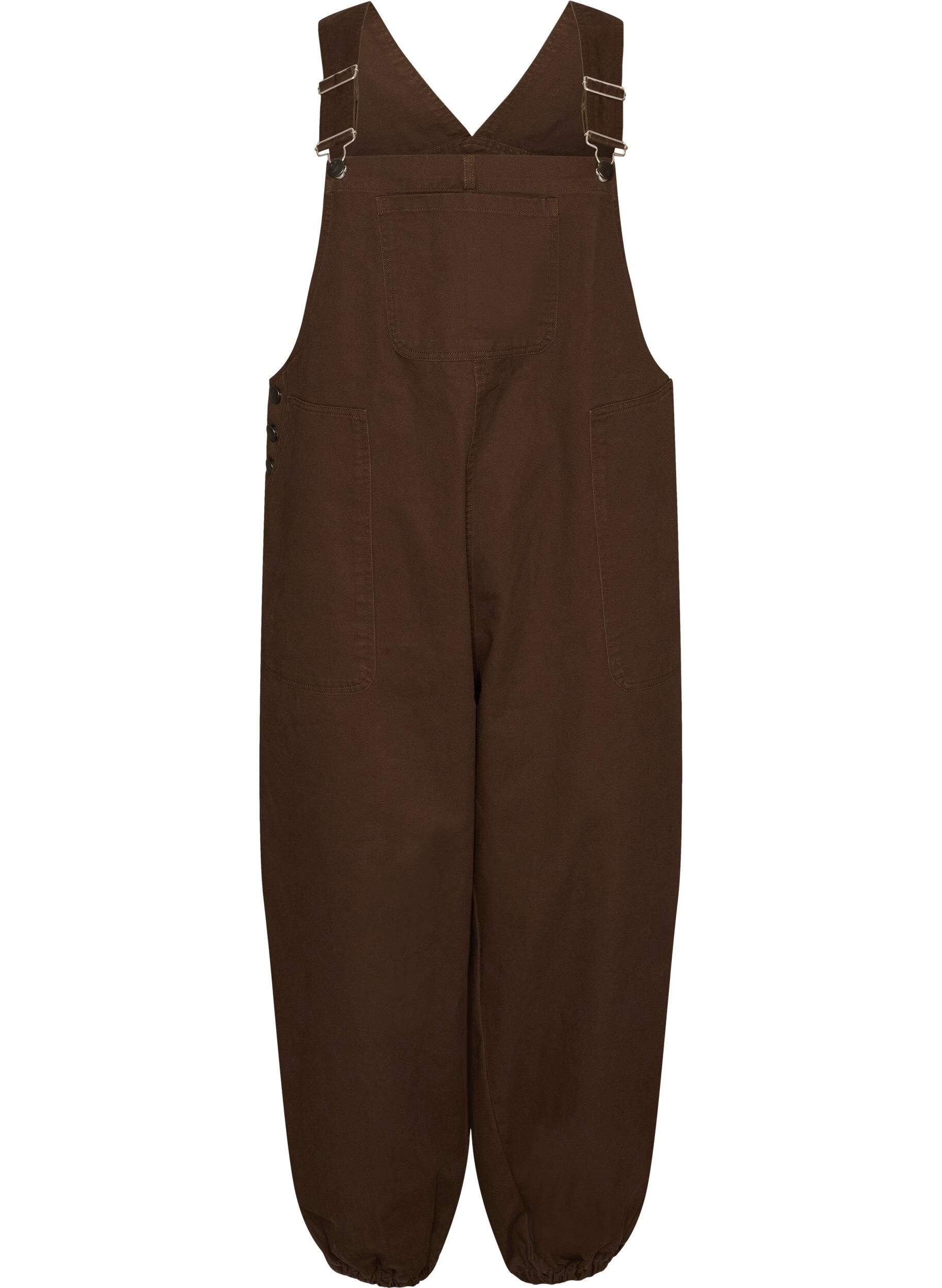 Dungarees with balloon effect and adjustable straps