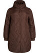 Mid-length quilted jacket with a hood, 1682, Packshot image number 0