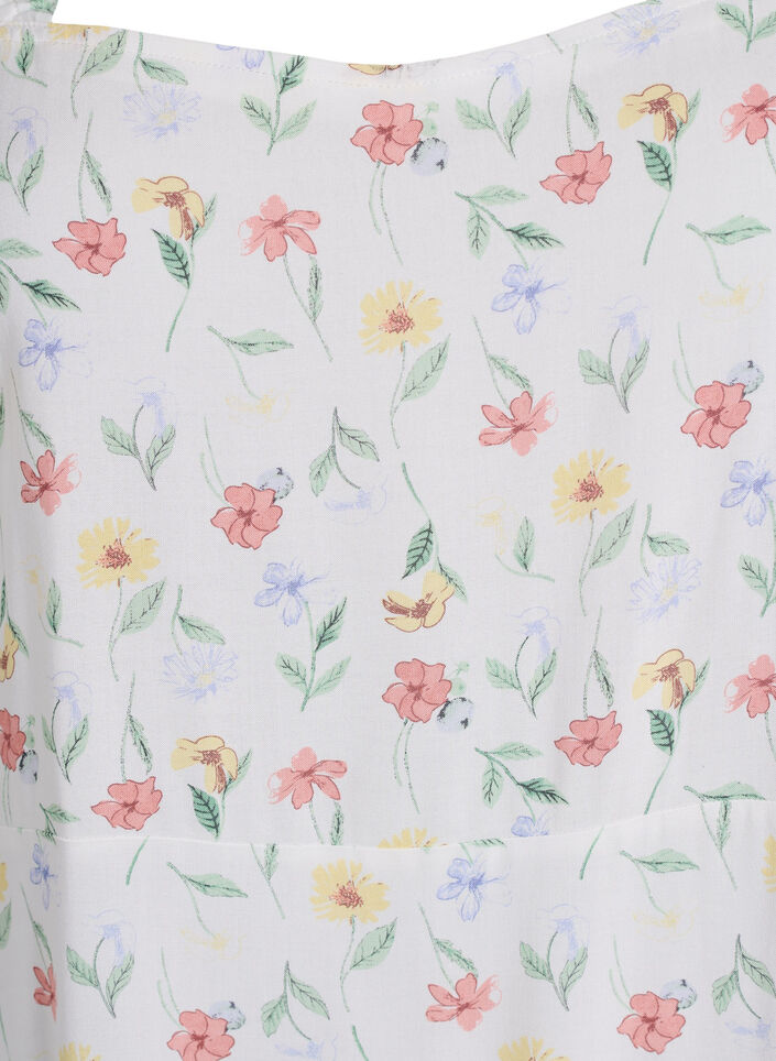 FLASH - Summer dress with wide straps, White, Packshot image number 2