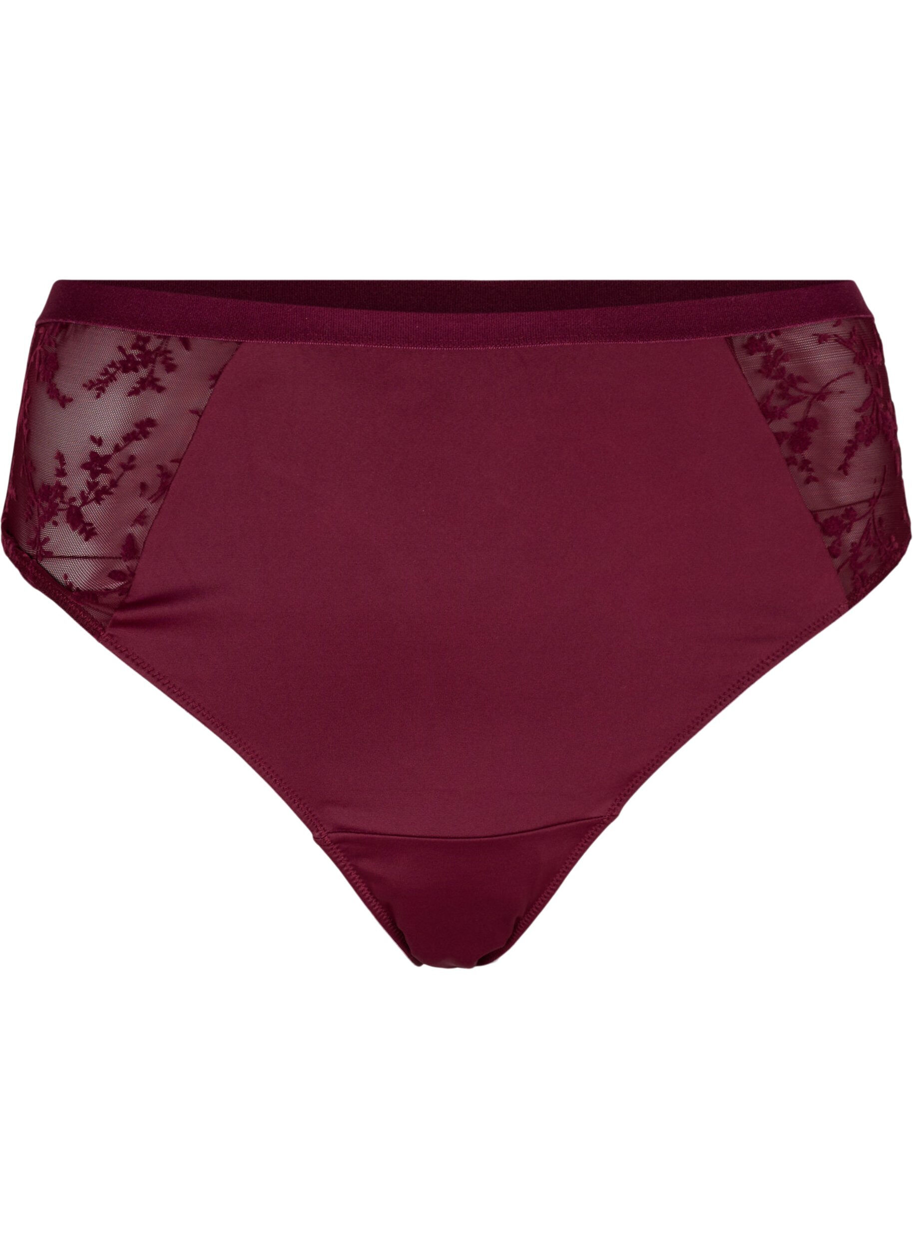 Zizzifashion Thong with regular waist, Bordeaux Ass, Packshot image number 0