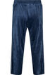 Velour trousers with contrast piping, Blue, Packshot image number 1