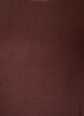 Basic t-shirt with long sleeves, Brown, Packshot image number 2