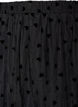 Midi tulle skirt with hearts, Black, Packshot image number 2