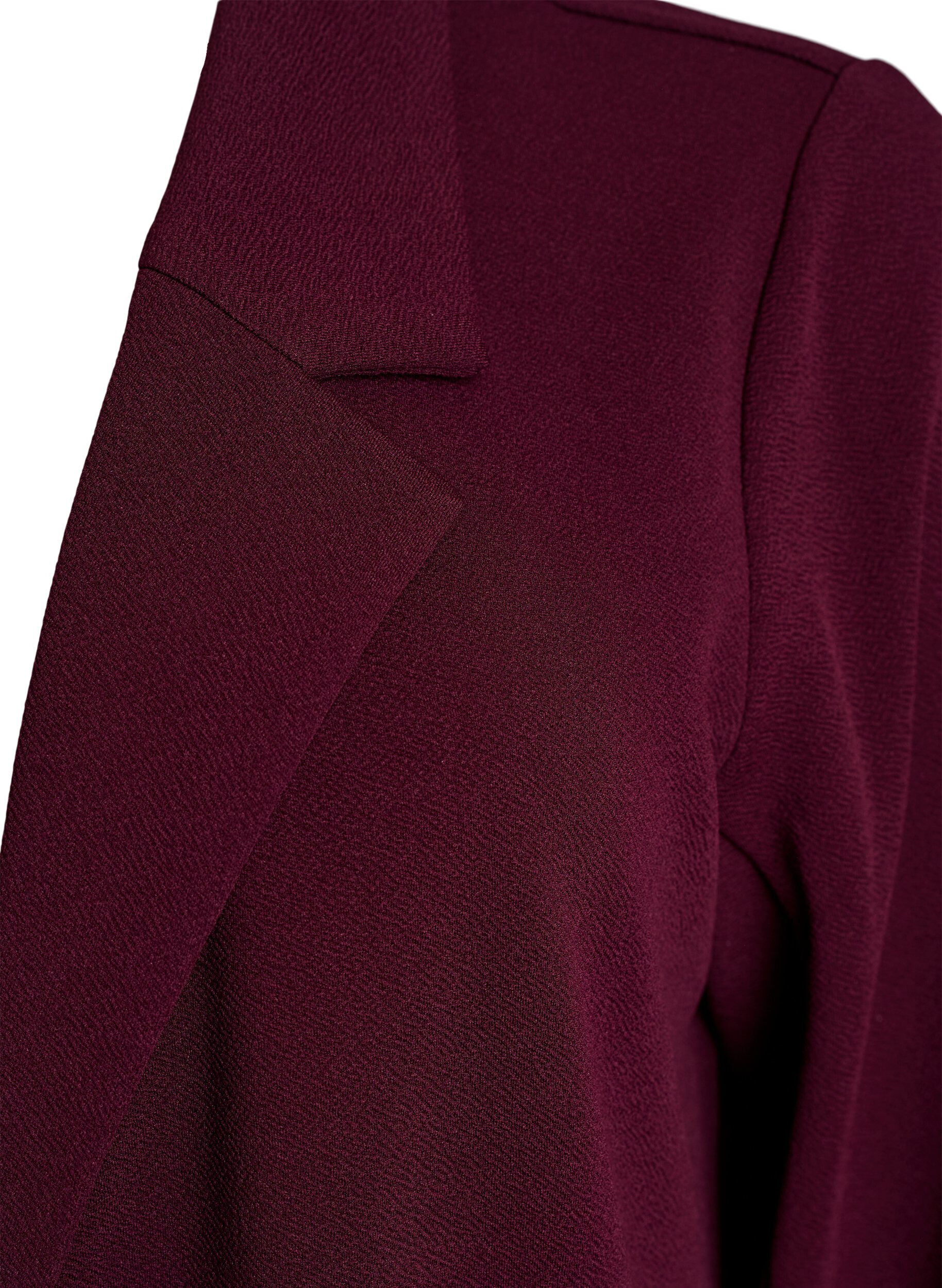 Zizzifashion Long blazer with pockets, Red, Packshot image number 2