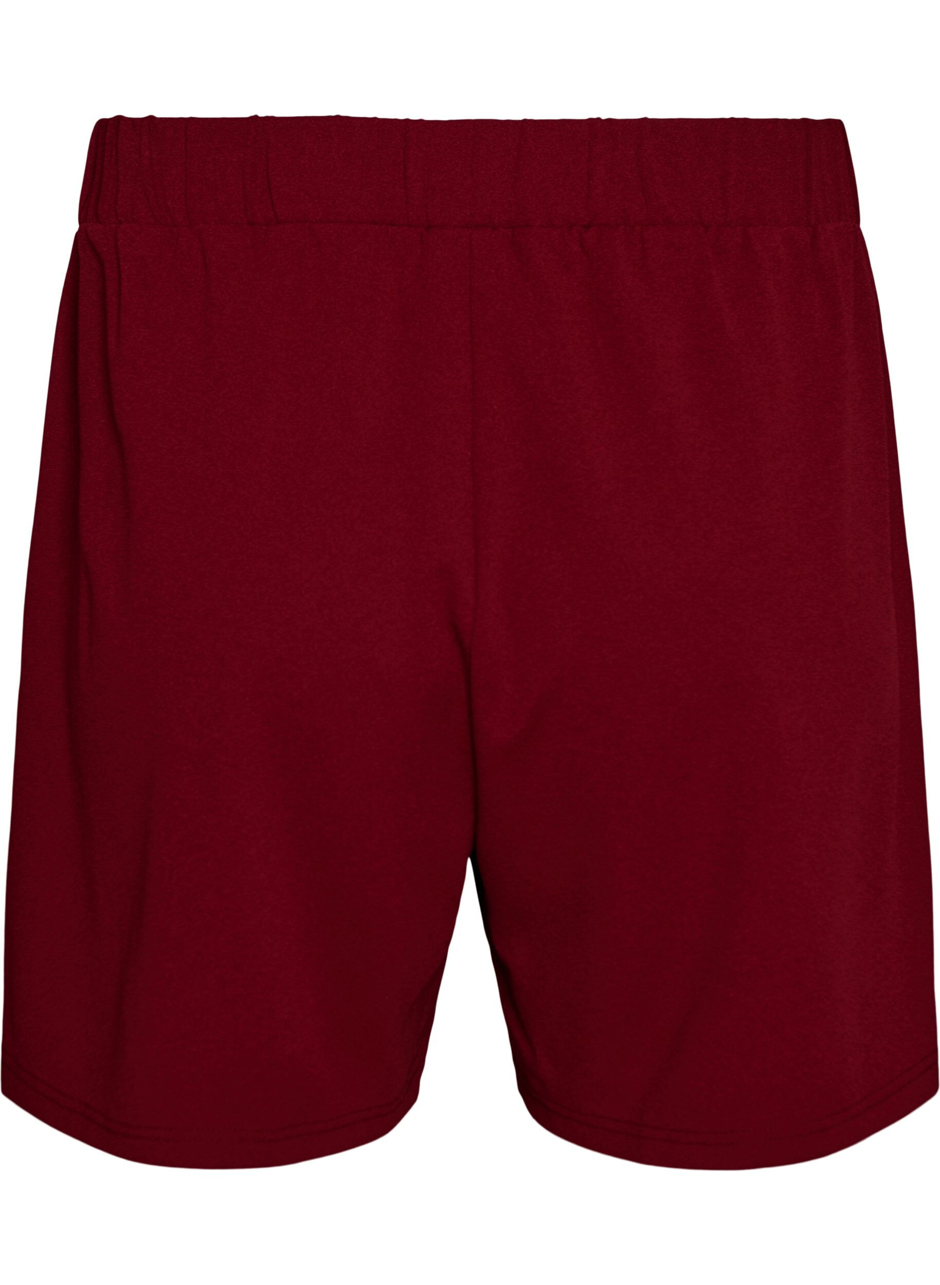Zizzifashion Loose shorts with pockets, Dark Bordeaux, Packshot image number 1