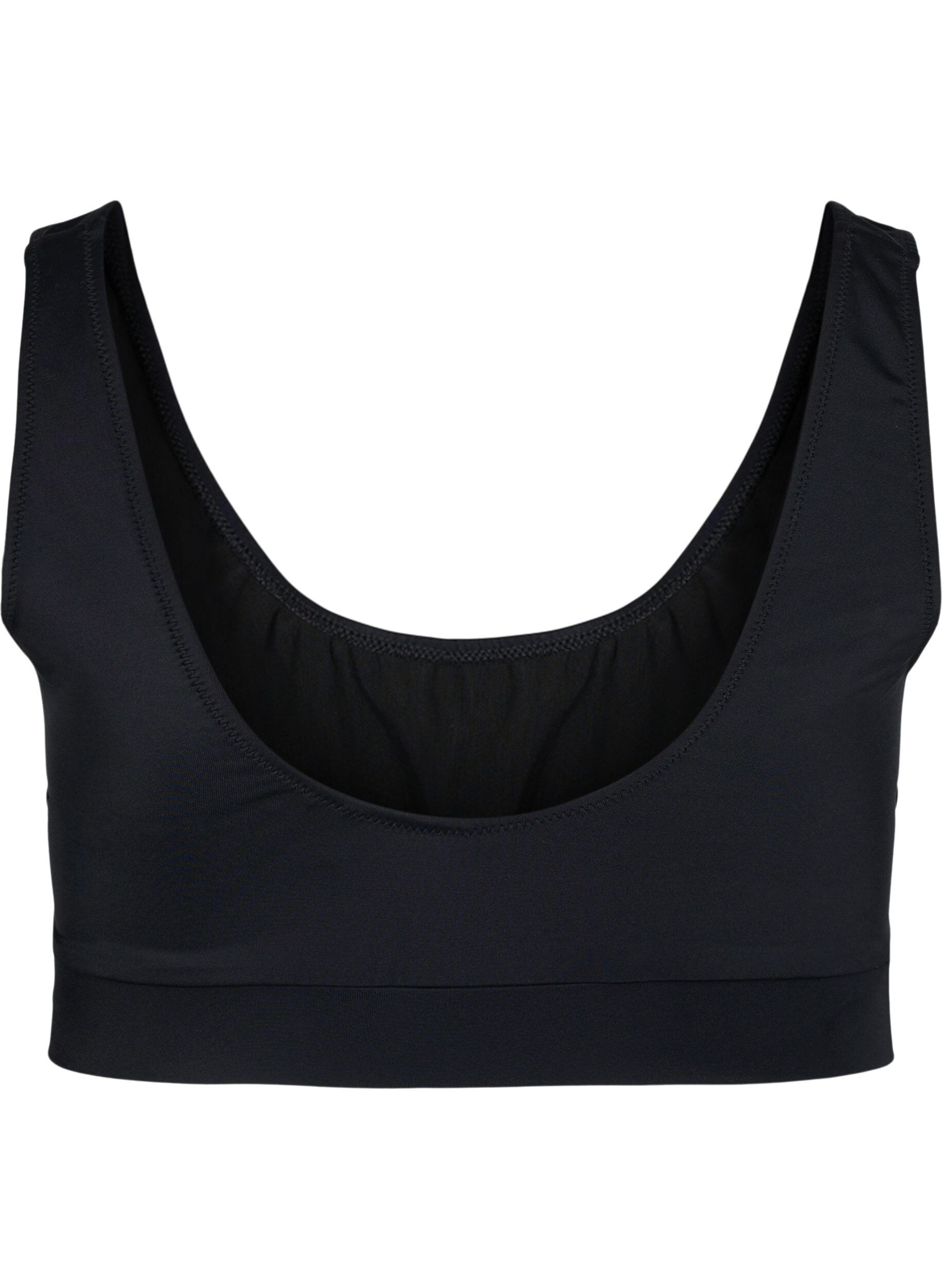 Zizzifashion Bikini top with a round neckline, Black, Packshot image number 1