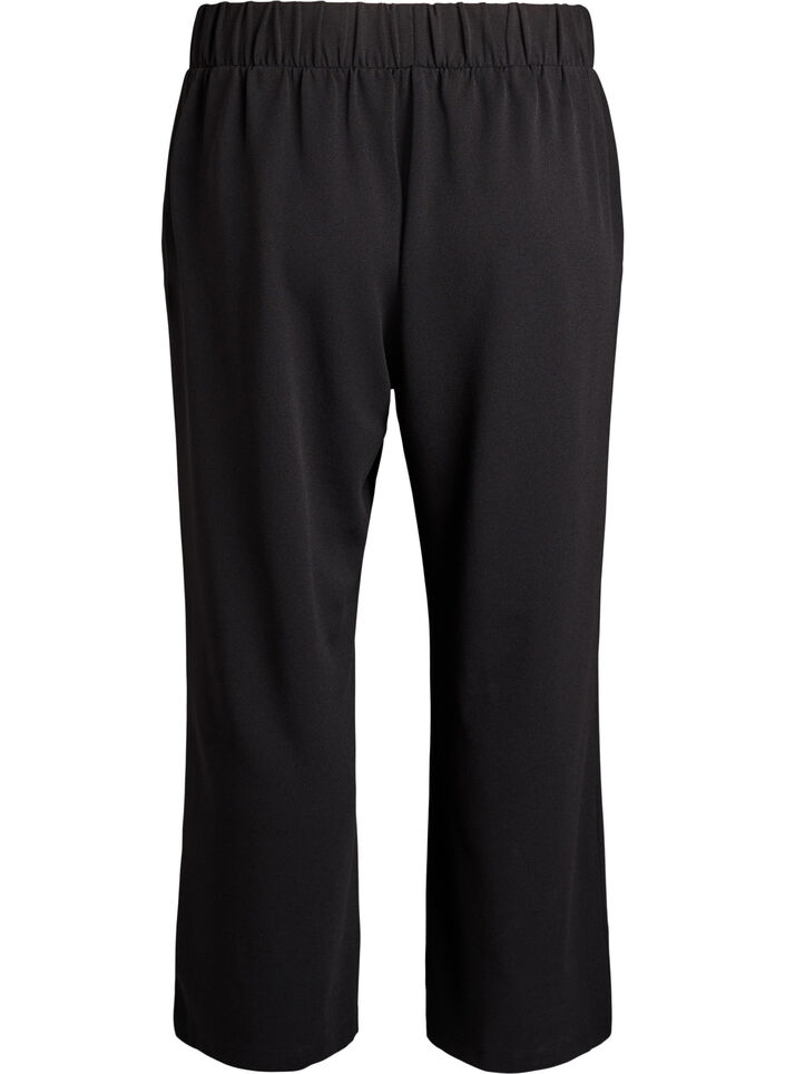 Loose trousers with pockets, Black, Packshot image number 1