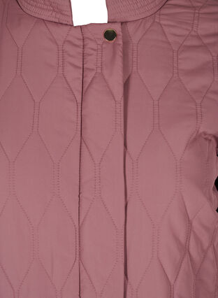 Quilted jacket with pockets, Rose Taupe, Packshot image number 2
