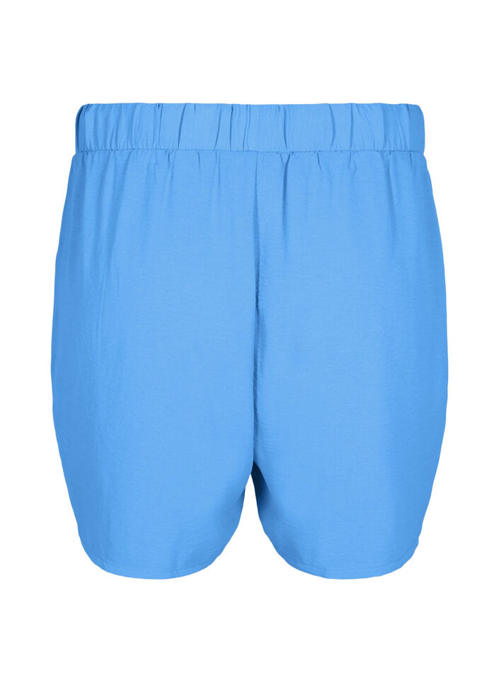 Shorts with pockets and elastic waistband, Blue, Packshot image number 1