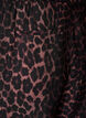 Viscose trousers with an elasticated waist and straight legs, Brown, Packshot image number 3