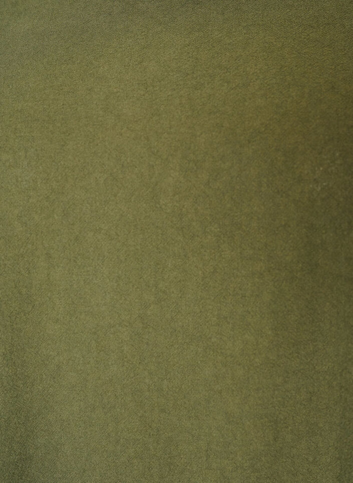 Cotton dress with short sleeves and pockets, Green, Packshot image number 2