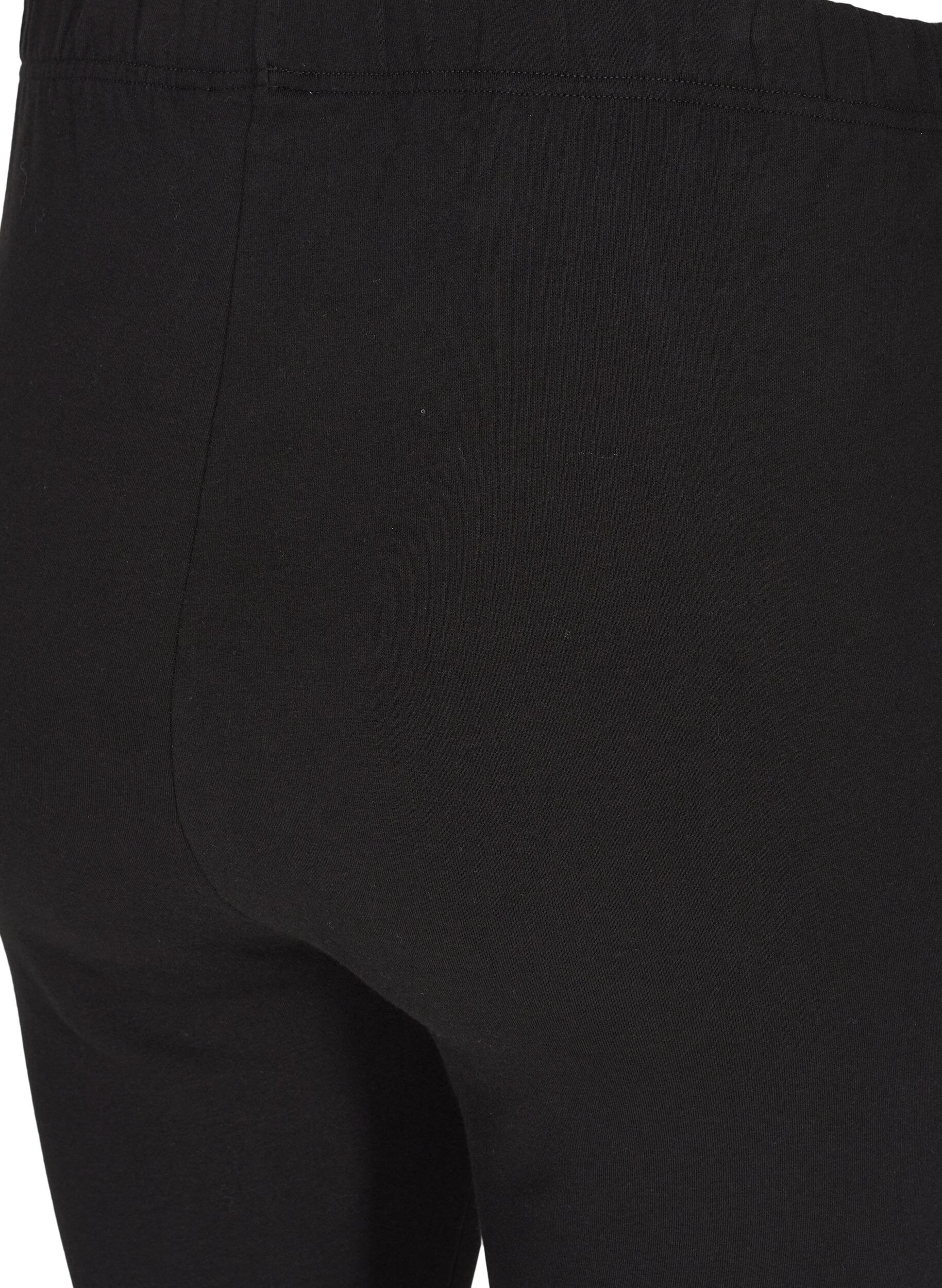 ZizzifashionLeggings in cotton with lining, Black, Packshot image number 2