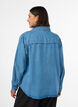 Denim shirt in lyocell with press studs, Light Blue, Model image number 2