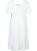 Party dress with empire cut, Bright White, Packshot image number 1