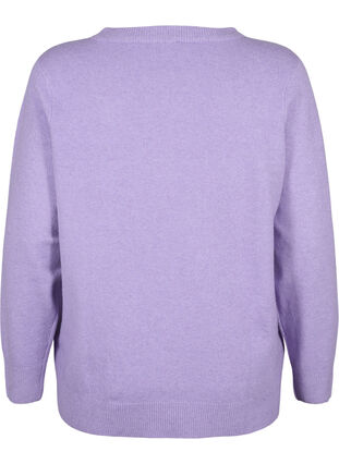 Long-sleeved pullover with round neck	, Bougainvillea Mel., Packshot image number 1