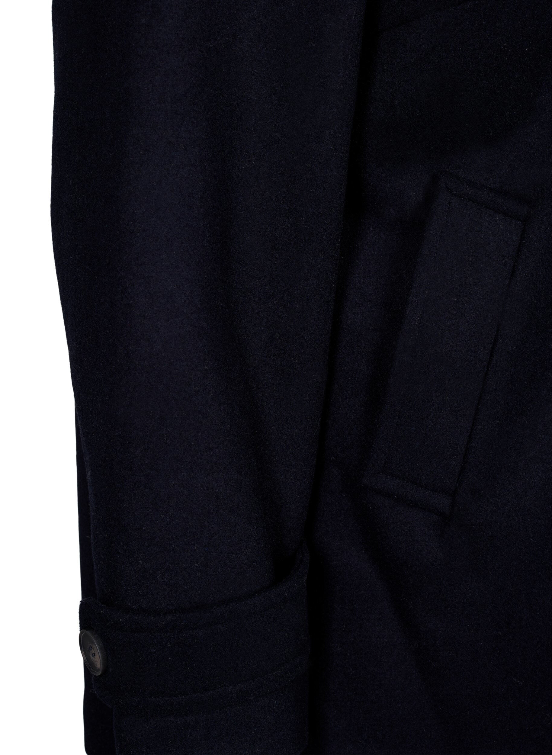 ZizzifashionShort coat with double-breasted button closure, Blue, Packshot image number 3