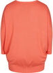 Knitted jumper with round neckline, Living Coral, Packshot image number 1