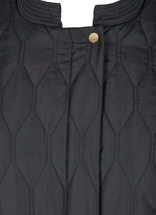 Quilted jacket with pockets, Black, Packshot image number 2