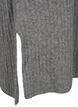 Long knit dress with turtleneck, Medium Grey Mel., Packshot image number 3