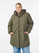 Lightweight padded parka with a hood, Green, Model image number 0
