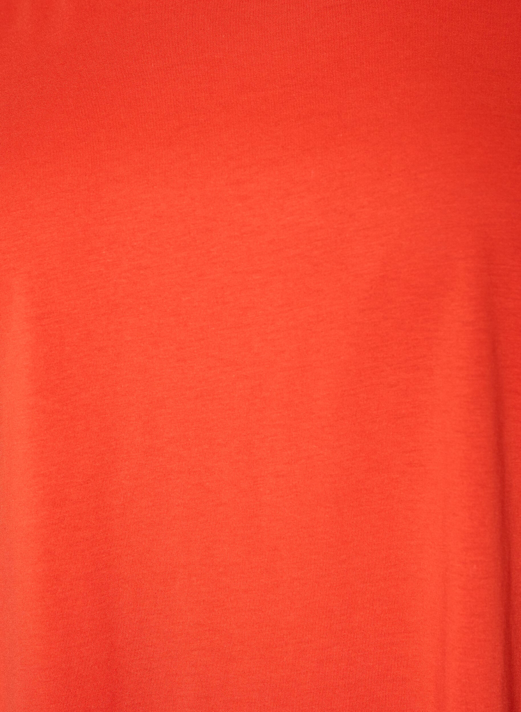 Zizzifashion Short-sleeved cotton blend T-shirt, Orange, Packshot image number 2