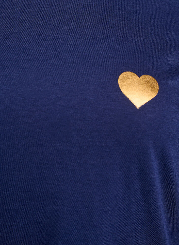 T-shirt with motif, Blue, Packshot image number 2