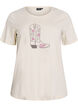 T-shirt with motif, Vanilla, Packshot image number 0