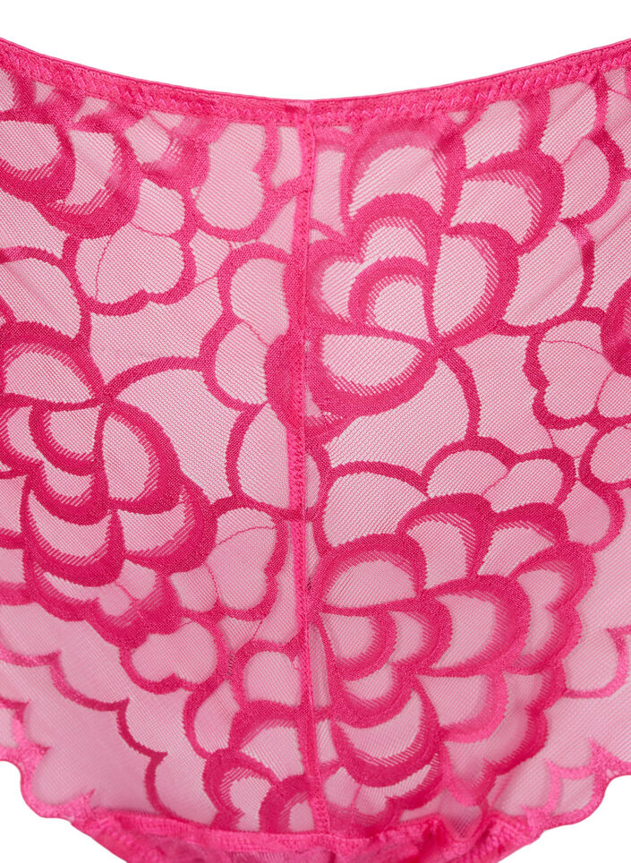 Thong with lace and regular waist, Jazzy, Packshot image number 2