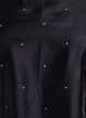 Party blouse in organza-look with dots, Black, Packshot image number 2
