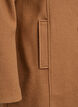Short coat with A-line shape, Brown, Packshot image number 3