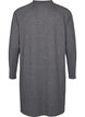 Jersey dress with buttons, Dark Grey Melange, Packshot image number 1