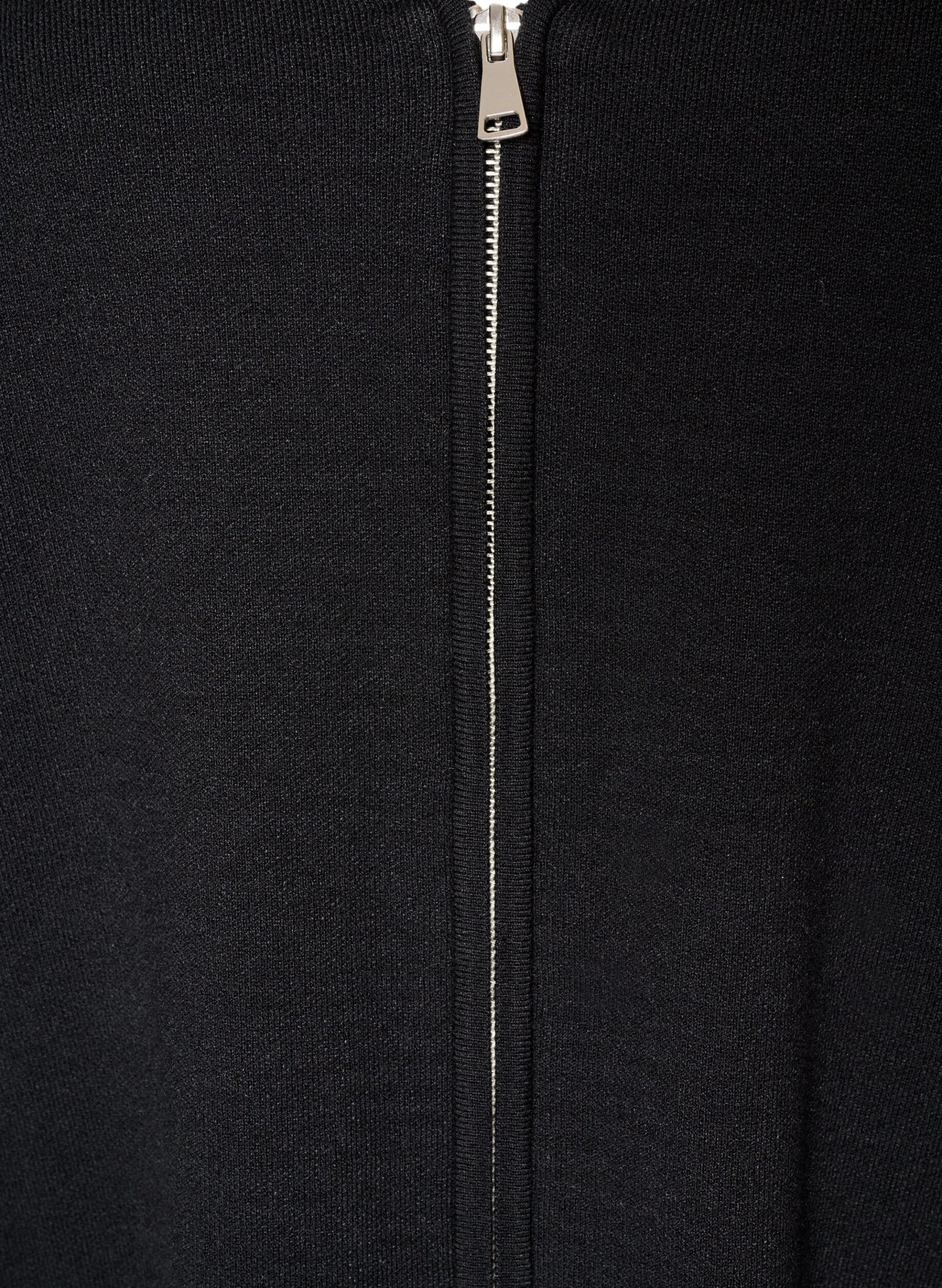 ZizzifashionCardigan with 2-way zip, Black, Packshot image number 2