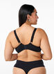Moulded full coverage bra with high support, Black, Model image number 2