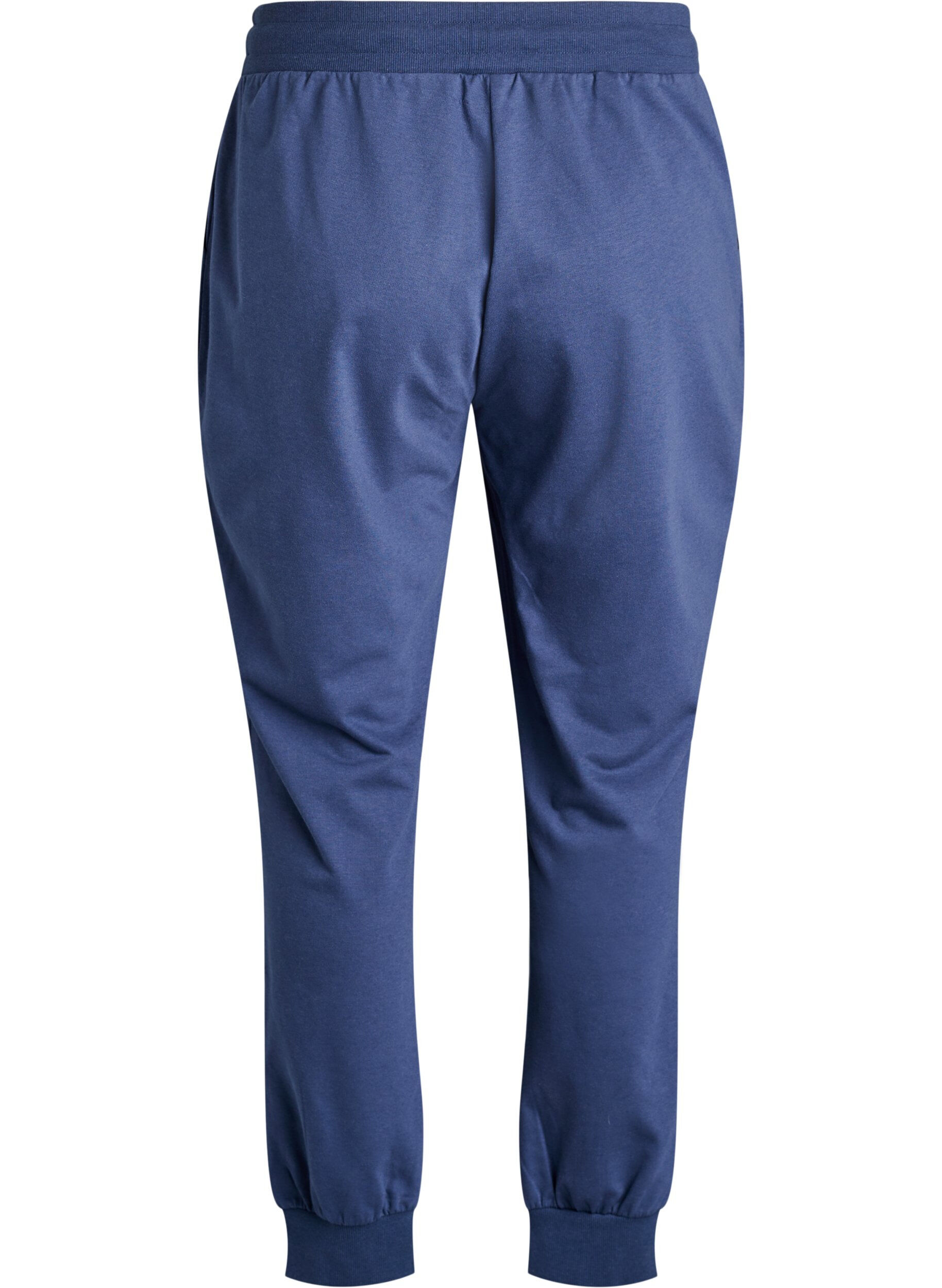 Zizzifashion Loose tracksuit trousers with pockets, Blue, Packshot image number 1