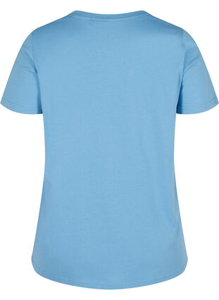 Short-sleeved t-shirt with print, Blue Jasper, Packshot image number 1