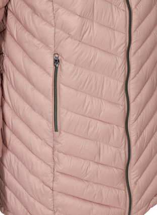 Long, quilted, lightweight jacket, Burlwood, Packshot image number 3