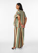 Loose viscose trousers with stripes, Brown, Model image number 1