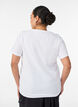 T-shirt with motif, White, Model image number 2