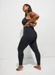 7/8 training tights with pockets, Black, Model image number 2