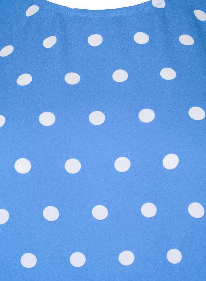 Dotted blouse with short sleeves, River S. White Dot, Packshot image number 2