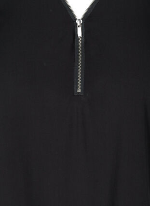 Viscose blouse, Black, Packshot image number 2