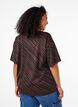 Oversize blouse with pattern, Brown, Model image number 2