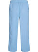 FLASH - Straight fit trousers with high waist, Blue, Packshot image number 1