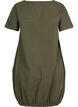 Short-sleeved cotton dress, Green, Packshot image number 1