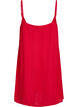 Solid colour strap dress in viscose, Red, Packshot image number 1